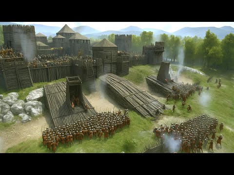 5000 Vlandians vs 5000 Aserai – Massive Medieval Siege | Mount & Blade 2 Bannerlord