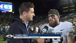 Chris Frey on field Post Game