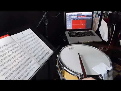 Mitchell Peters Intermediate Snare Drum Studies Etude 12 80bpm