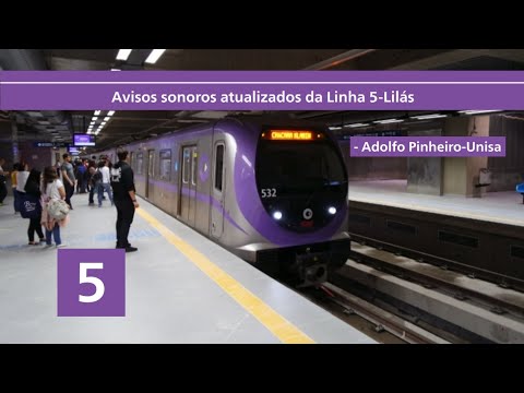Updated audio announcements for Line 5-Lilac | Metro-Rail Channel
