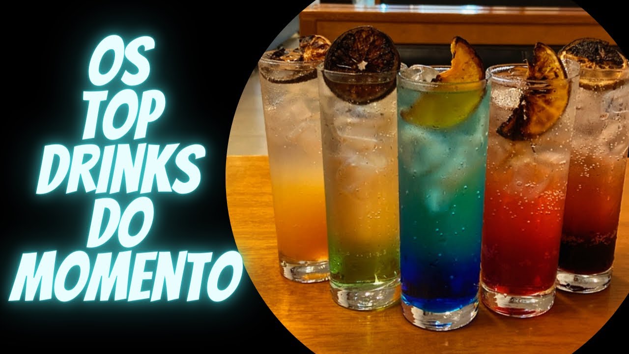 Os Melhores Drinks do Momento | Receita dos Drinks mais pedidos | Drinks Colorido
