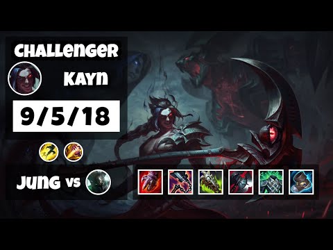 Kayn Jungle S11 11.8 Challenger Replay (9/5/18) - BR
