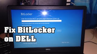 How to fix a BitLocker recovery in Dell Laptop