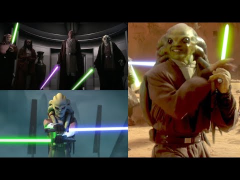 Kit Fisto Scenes (Ep 2, Clone Wars, Ep 3)
