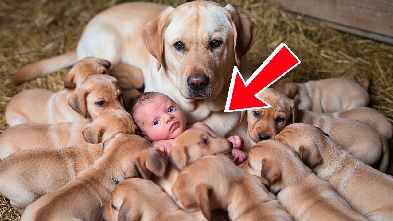 CADELA DÁ LUZ A BEBÊ HUMANO E DEIXA DONO CHOCADO