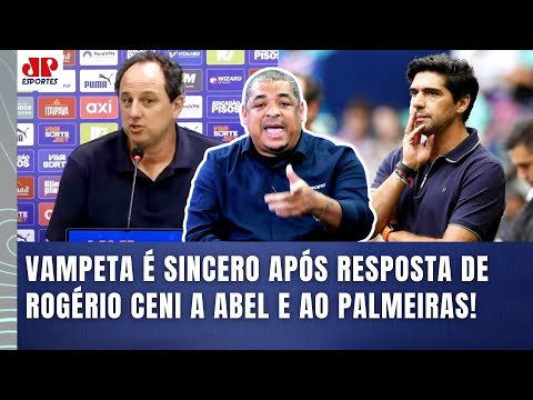 "EU TE FALO!!! O Rogério Ceni SÓ DEU ESSA RESPOSTA ao Abel porque..." Vampeta | Palmeiras e gramado