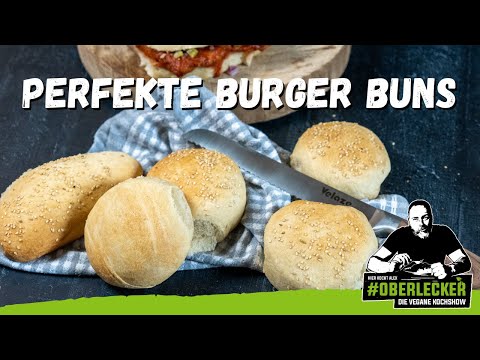 Vegane Brioche-Burgerbuns