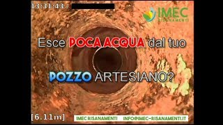Esce poca acqua dal pozzo artesiano