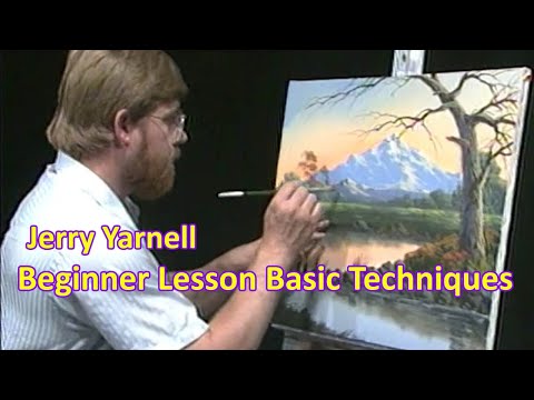 Jerry Yarnell’s Best Beginner Acrylic Painting Techniques | Learn Landscape painting fundamentals