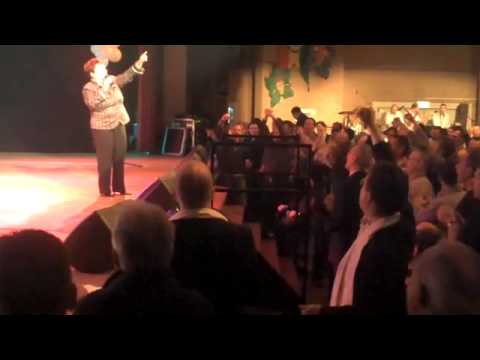 Beppie Kraft op de Mansluujzitting van de Soos, 2009