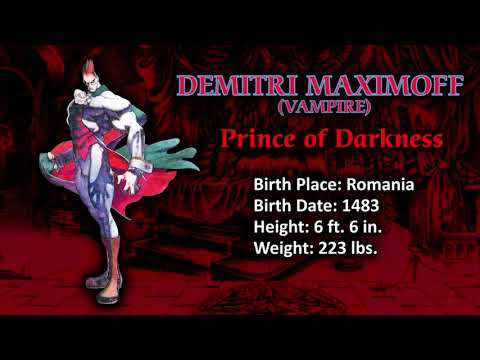 Darkstalkers - Demitri (Profile)