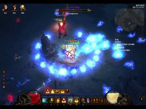Diablo III - Act II Inferno Mp10 Solo Key Run (Monk, Tornado, TC build) massive CR, CD.