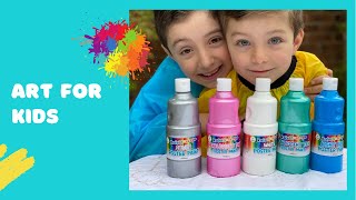 Kids Art Activities at Home | Educational Videos for Toddlers