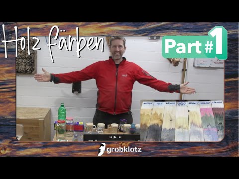 Holz färben 🎨 mit einfachen Hausmitteln - Teil 1