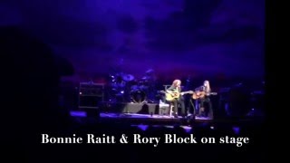 Rory Block & Bonnie Raitt on stage