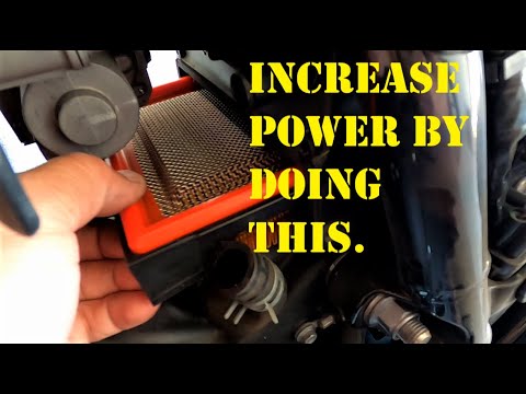 Triumph Street Twin - Increase your power by adding a K&N Air Filter