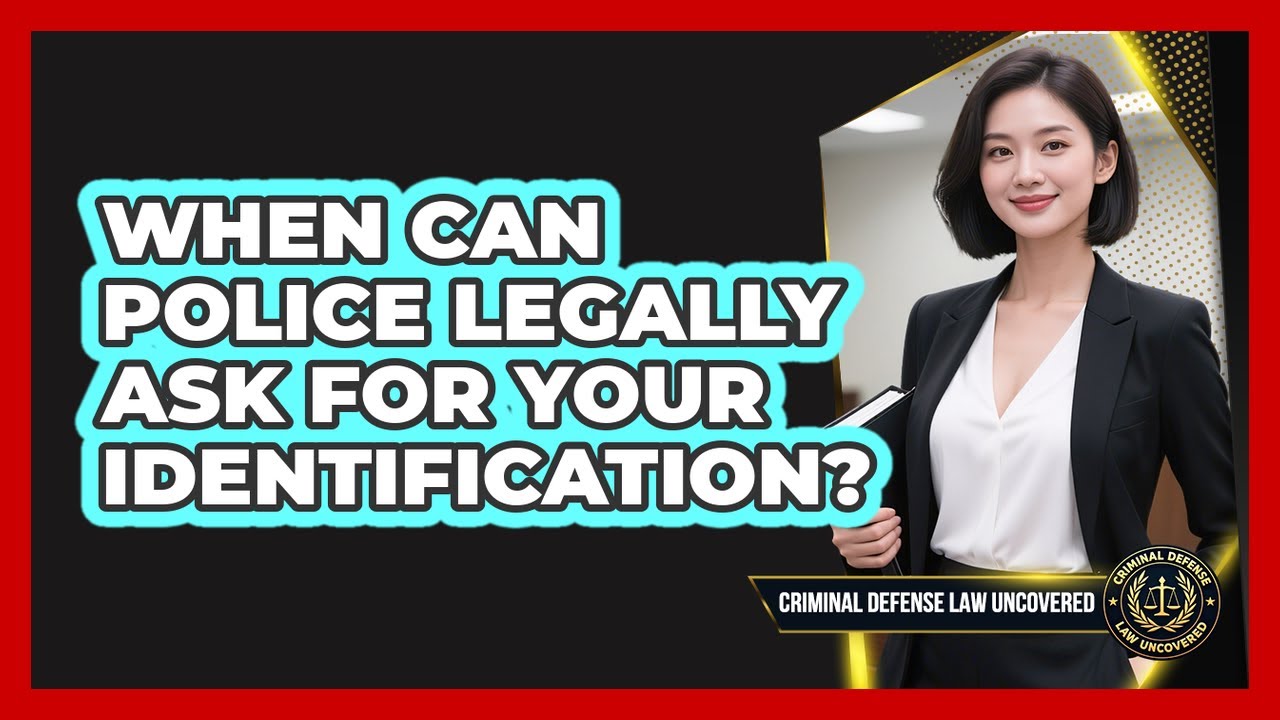 When Can Police Legally Ask For Your Identification?