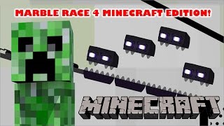 Marble Race 4 - Minecraft Edition in Algodoo - Kinder Playtime