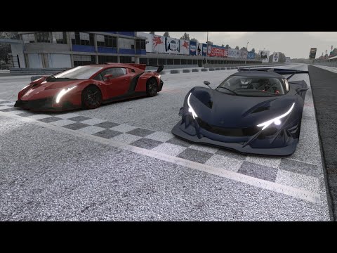 Apollo Intensa Emozione vs Lamborghini Veneno at Monza Full Course