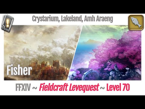 FFXIV Fisher Leves Level 70 - Lakeland, Amh Araeng - Shadowbringers