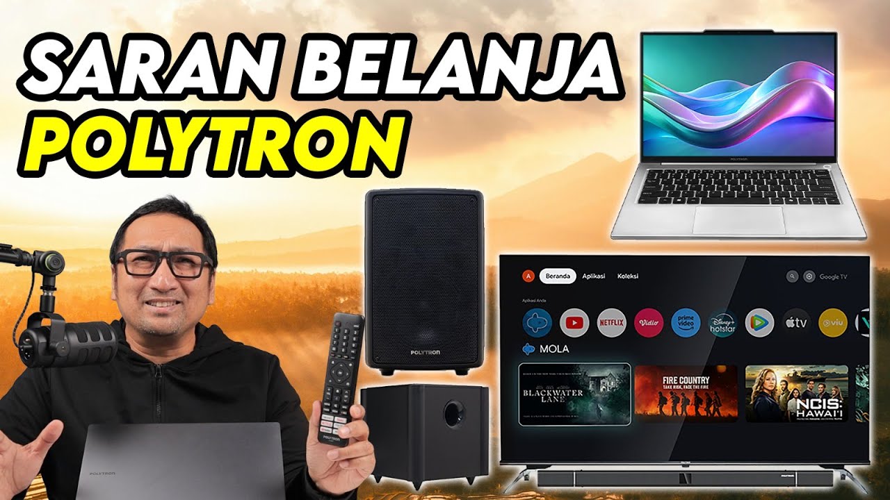 Saran Belanja Smart TV, Laptop, dan Speaker POLYTRON Akhir 2025!