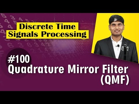 What is Quadrature Mirror Filter (QMF) in Discrete Time Signal Processing