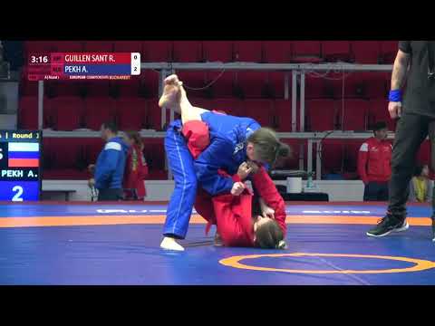 Round 1 Women's GP GI - 53 kg: R. GUILLEN SANT (ESP) v. A. PEKH (RUS)