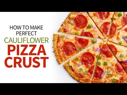 Cauliflower Pizza | low-carb, gluten-free pizza crust