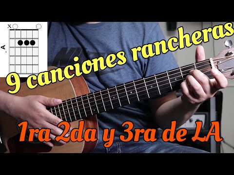 9 Canciones Rancheras en 1ra 2da y 3ra de LA