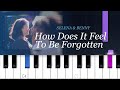 Selena Gomez - How Does It Feel To Be Forgotten  (Piano Tutorial)