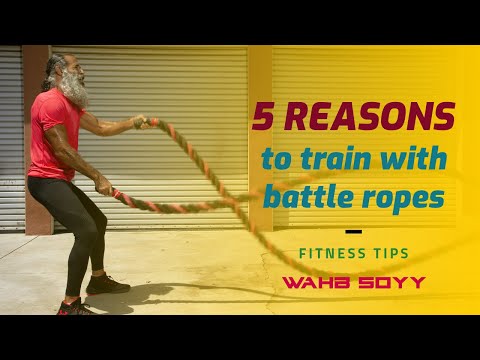 5 reasons why you must train with BATTLE ROPES for strength and conditioning for older men!