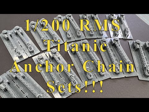 1:200 RMS Titanic Build Video 46 Anchor Chains