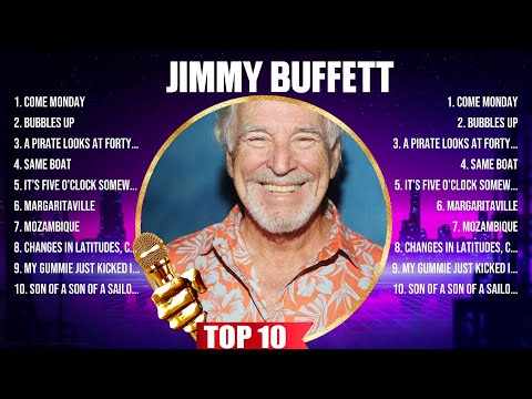 Jimmy Buffett Greatest Hits 2024 Collection - Top 10 Hits Playlist Of All Time