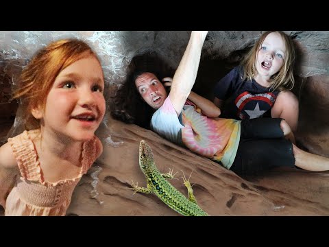 KiDS vs ADULTS cave HiDE N SEEK!!  Winners get a Backyard Pool Party! Mom & Dad finding Niko & Adley