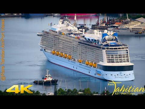 Thumbnail for October 19, 2025 : *ANTHEM OF THE SEAS* first visit in Papeete port of call -  Tahiti - Timelapse