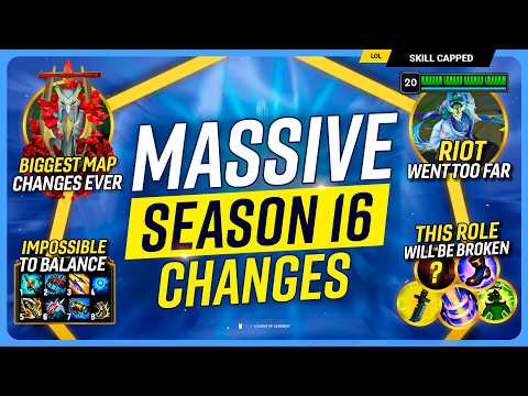 EVERY NEW CHANGE to League of Legends in SEASON 16