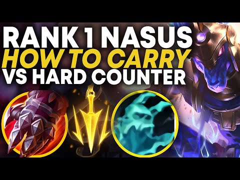 Rank 1 Nasus How To Carry vs Your Hard Counter. Season 12 Nasus Mid | Carnarius | League of Legends