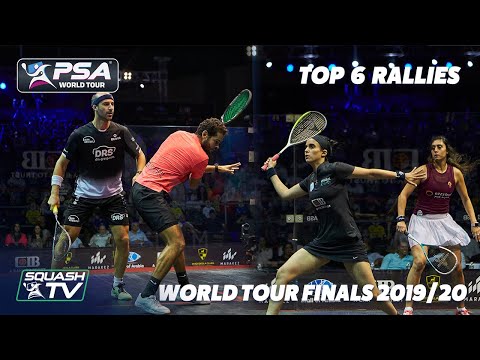 Squash: Top 6 Rallies - World Tour Finals 2019-20