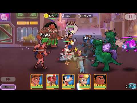 Disney Heroes: Battle Mode (PC) Part 74: Campaign - Ch. 14 - Normal & Elite