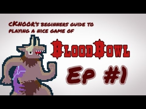 cKnoor's beginners guide to Blood Bowl - Episode 1 - A bunch of rules