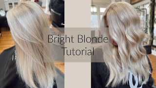 BRIGHT BLONDE HAIR COLOR TUTORIAL || Lexi Dawn