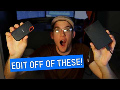 How to edit videos on an EXTERNAL Hard Drive