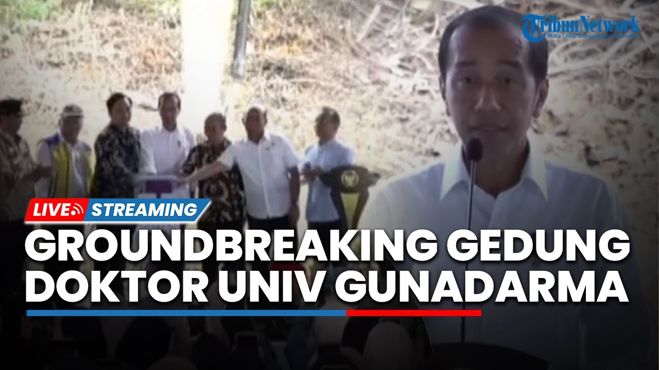 🔴Peletakan Batu Pertama Gedung Kampus Program Doktor International Univ Gunadarma di IKN oleh Jokowi