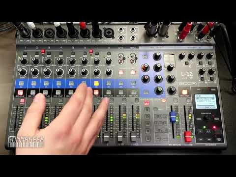How to change the USB audio return channel on Zoom L-12 mixer (or use ...