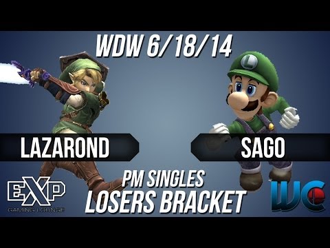 WDW 6/18/14 - Lazarond (Link) vs. Sago (Snake/Luigi) PM Singles Bracket