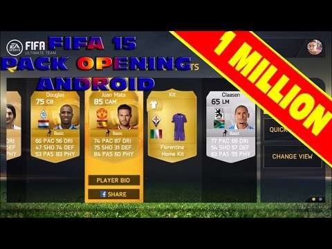 FIFA 15 ANDROID | 1 MILLION COIN PACK OPENING | EPIC PULLS