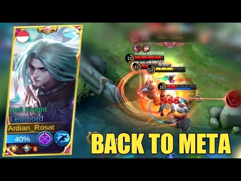 LEOMORD BACK TO META HABIS DI BUFF SEMAKIN OP - LEOMORD BEST BUILD 2022 - MLBB