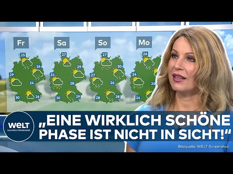WETTER-CHAOS VOR DEM WOCHENENDE: Zwischen Sonne und Sommergewitter - Hier kommt der Sommer zurück!