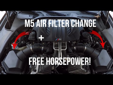 DIY New Air Filters & Charcoal Filter Delete on F10 M5
