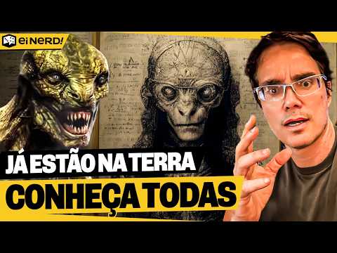 QUAIS RAÇAS ALIENÍGENAS JÁ ESTÃO VIVENDO NA TERRA? - Ei Nerd Curiosidades